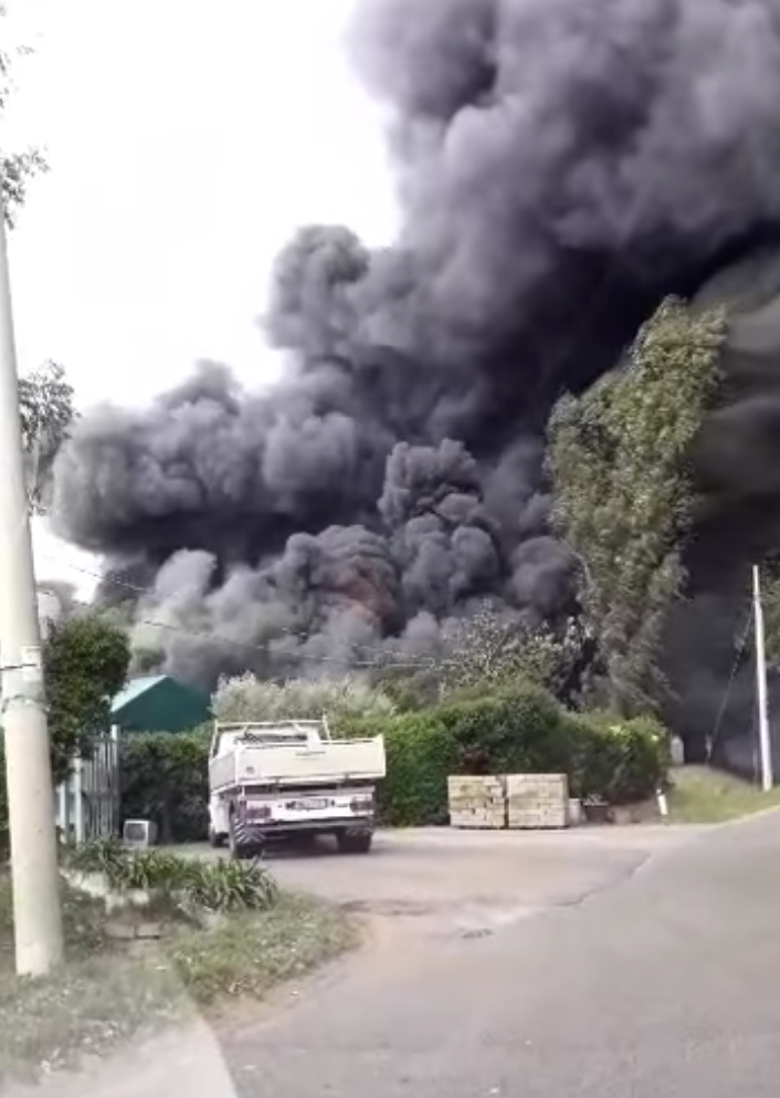 incendio azienda Sabaudia