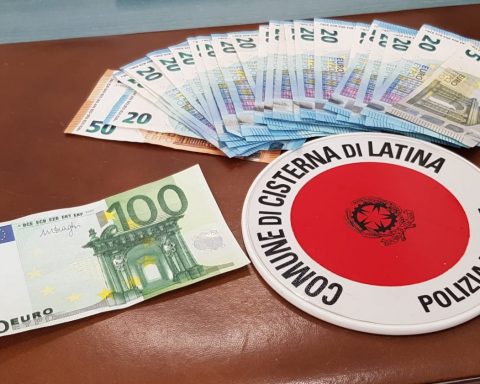 Banconote false sequestrate dalla Polizia Locale di Cisterna di Latina