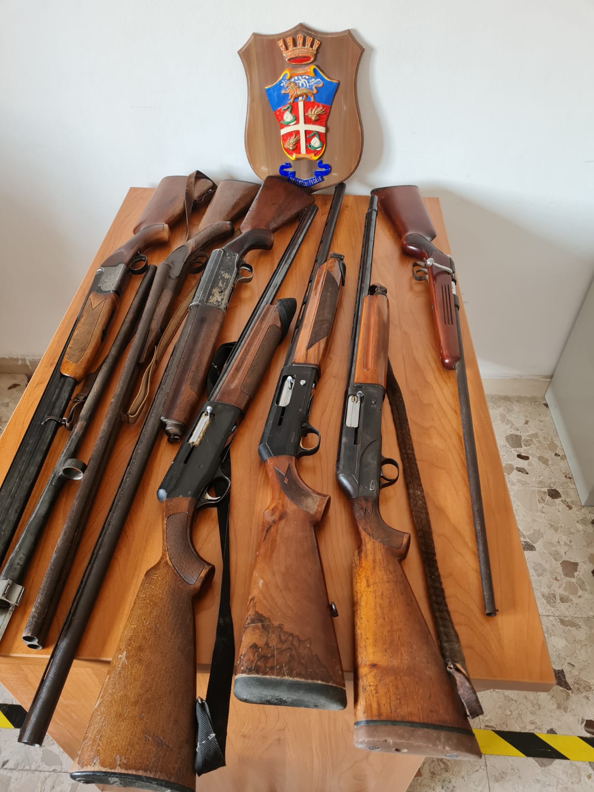 Armi ritirate dai Carabinieri del Comando Stazione di Pontinia