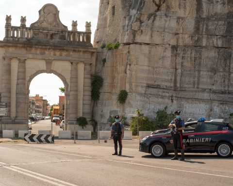 Posto di controllo dei Carabinieri di Terracina