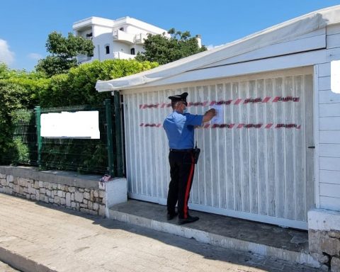 Carabinieri del Comando Stazione di Formia sul posto