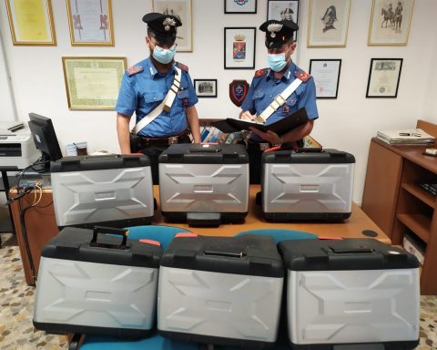Foto inerente la refurtiva rinvenuta