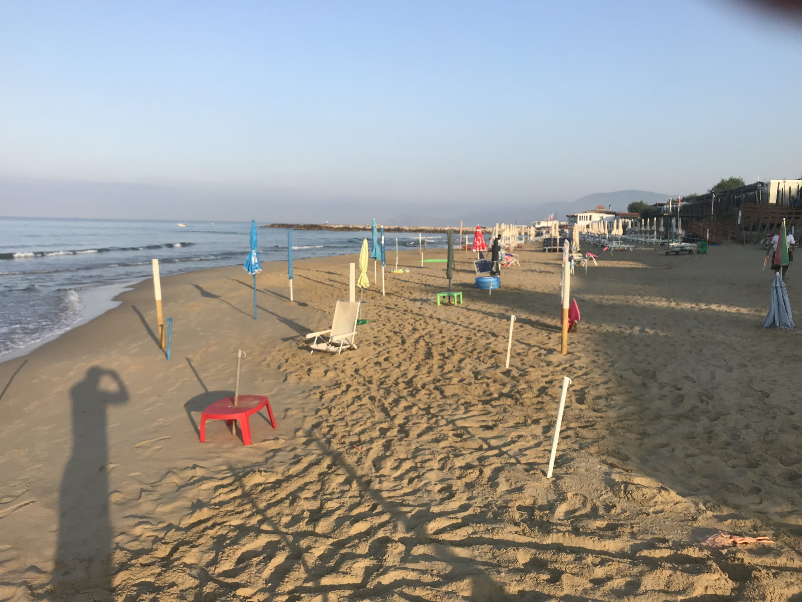 La spiaggia liberata a Sperlonga