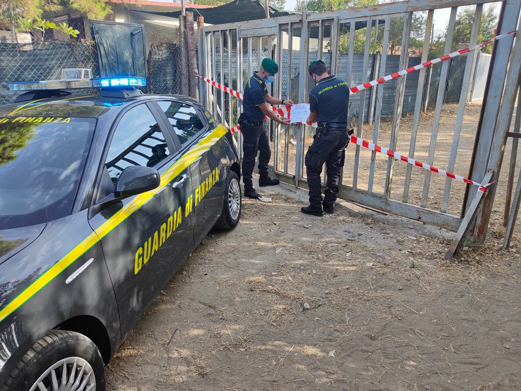 I sequestri eseguiti a Minturno dalle Fiamme Gialle
