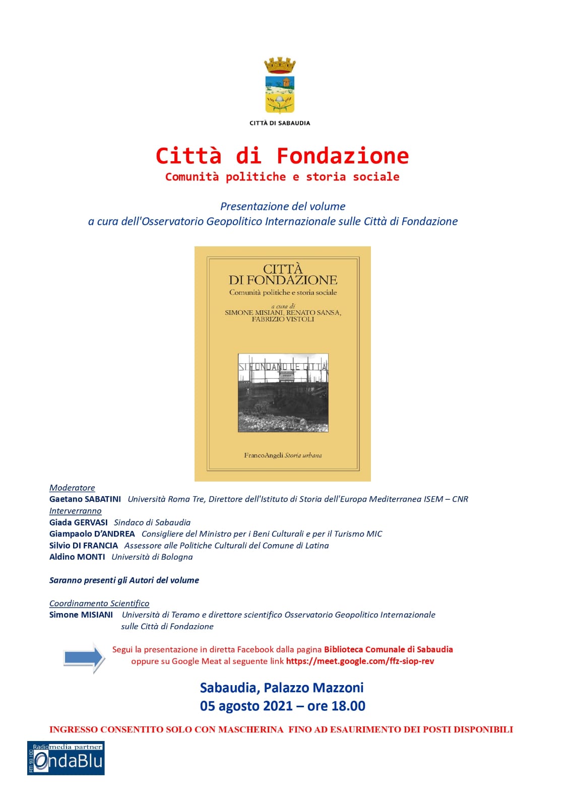 locandina Città di Fondazione