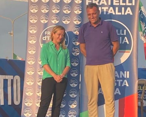Giorgia Meloni e Andrea Marchiella