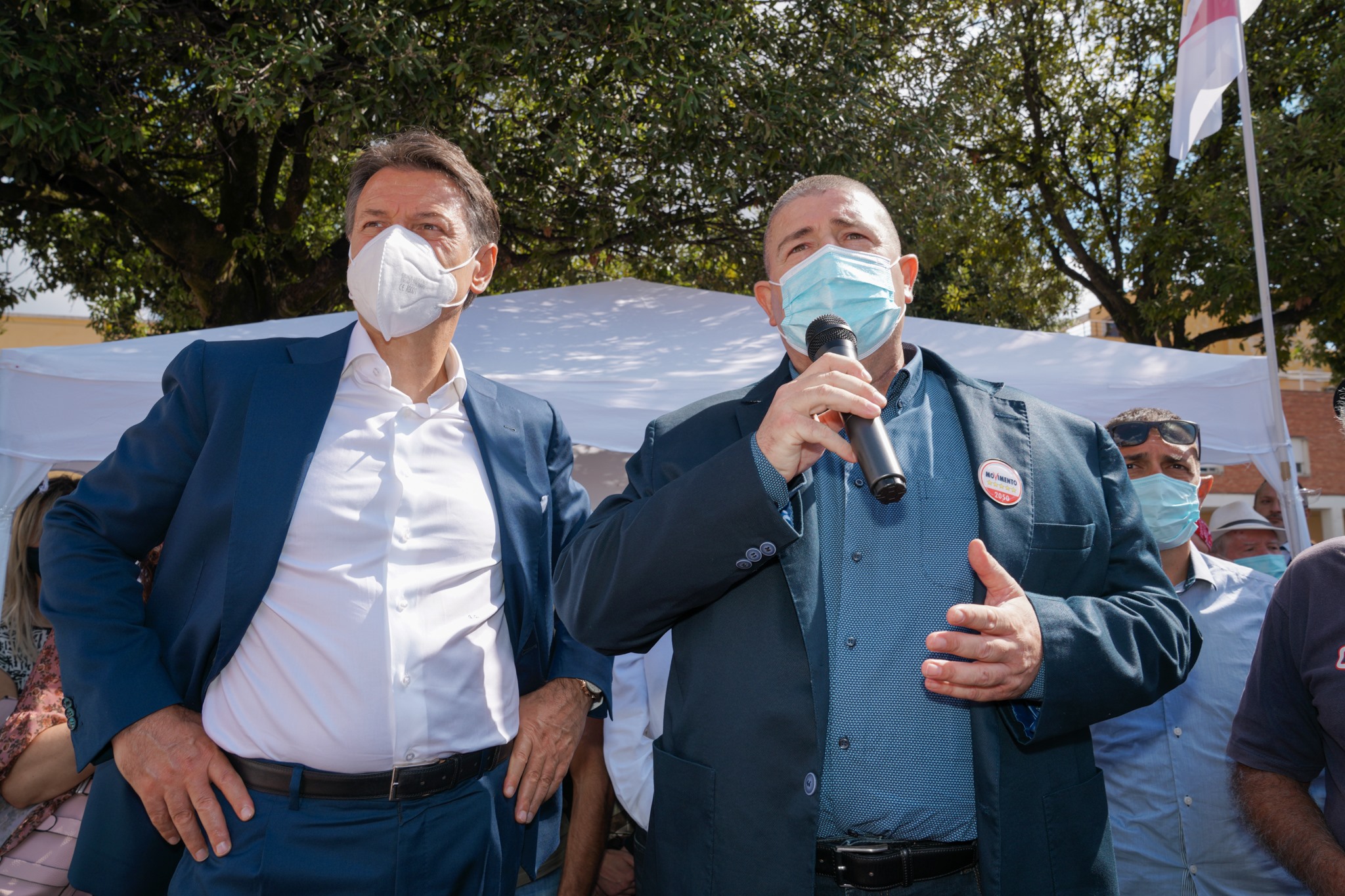 Giuseppe Conte e Pasqualino Pisano