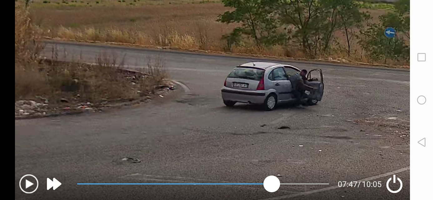 Il frame del video pubblicato dal Comune di Pontinia sulla sua pagina Facebook