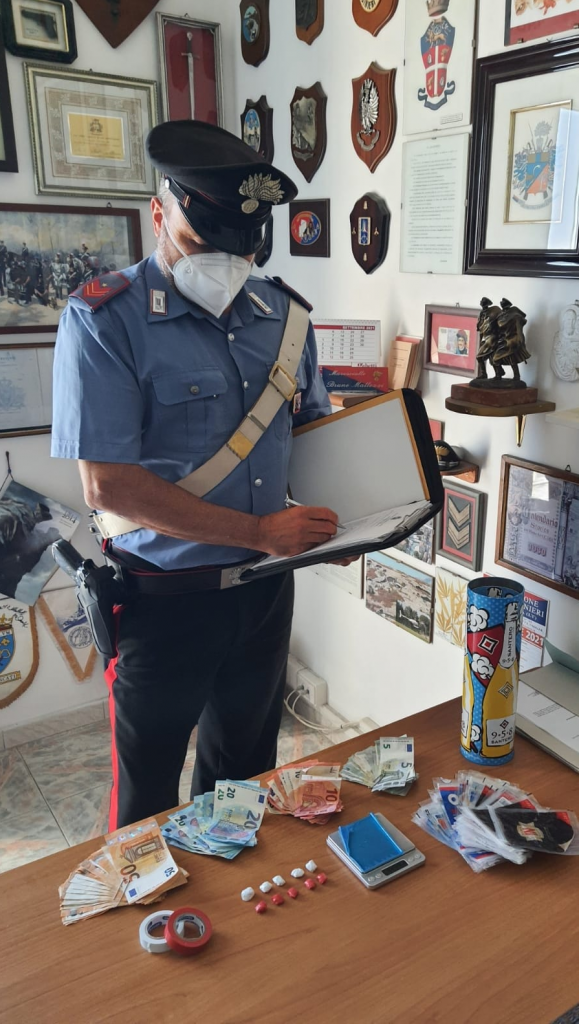 Formia: una persona arrestata ed un’altra denunciata in stato di libertà per detenzione ai fini di spaccio di stupefacenti