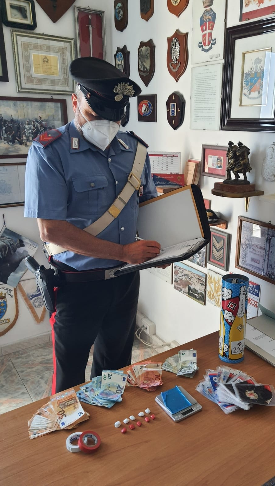 Formia: una persona arrestata ed un’altra denunciata in stato di libertà per detenzione ai fini di spaccio di stupefacenti