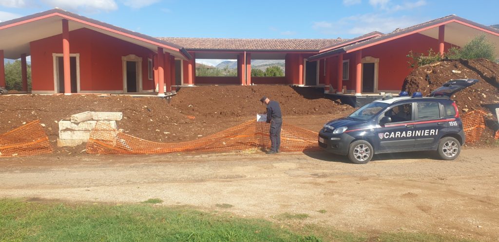 Carabinieri del Comando Stazione Forestale di Priverno sul posto