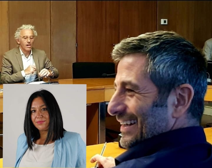 Damiano Coletta, Angelo Tripodi e Giovanna Miele