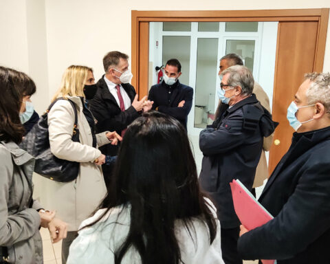 Il sopralluogo compiutto oggi 17 novembre a Cisterna