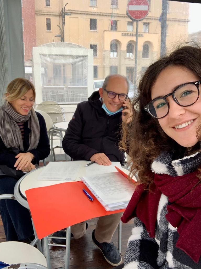 Valeria Campagna e Floriana Coletta insieme al consigliere comunale Emilio Ranieri