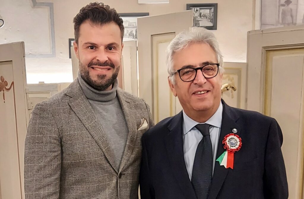L'Avvocato Di Leginio ( a sx) e il Professore Landi