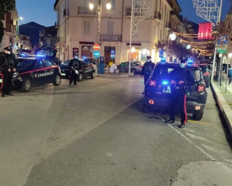 Posto di controllo carabinieri in Fondi