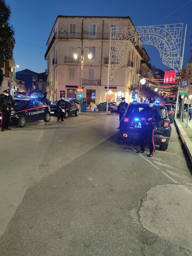 Posto di controllo carabinieri in Fondi