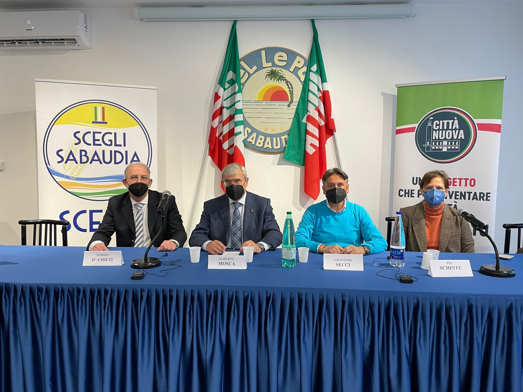 La conferenza di presentazione della candidatura del Generale dell'Arma dei Carabinieri Alberto Mosca