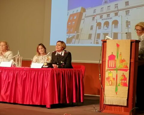 Il Ten. Monica Loforese, Comandante del NORM di Latina
