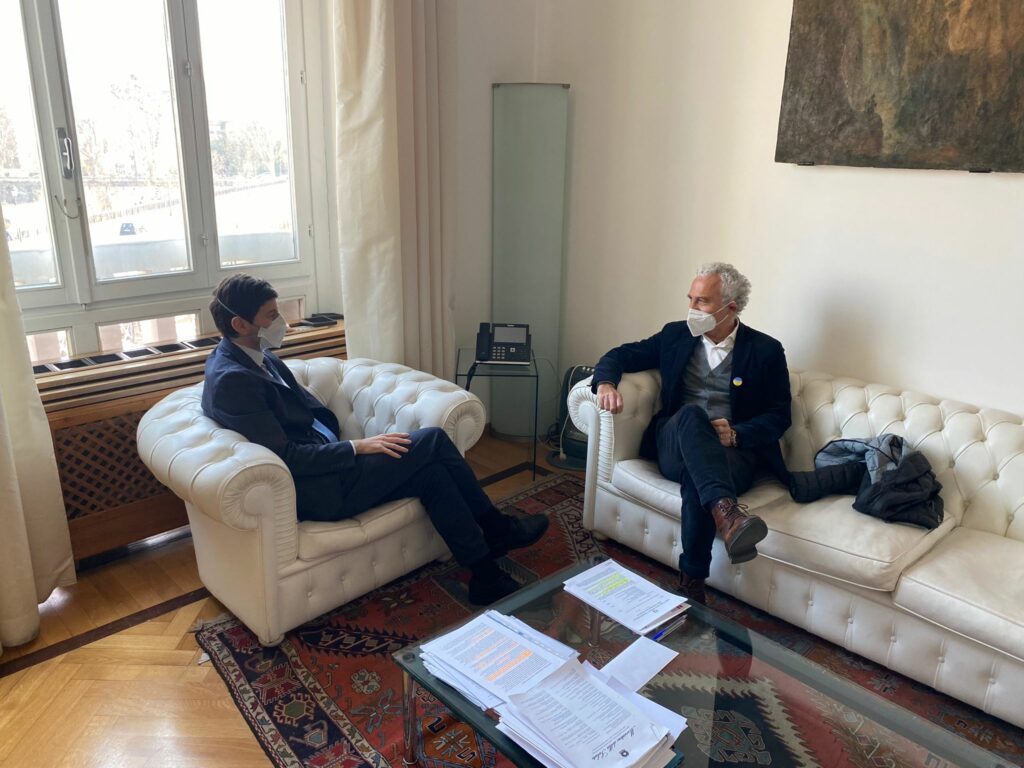 Roberto Speranza e Damiano Coletta