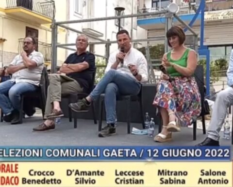 Il confronto tra i candidato Sindaco di Gaeta che ha avuto luogo domenica 5 giugno