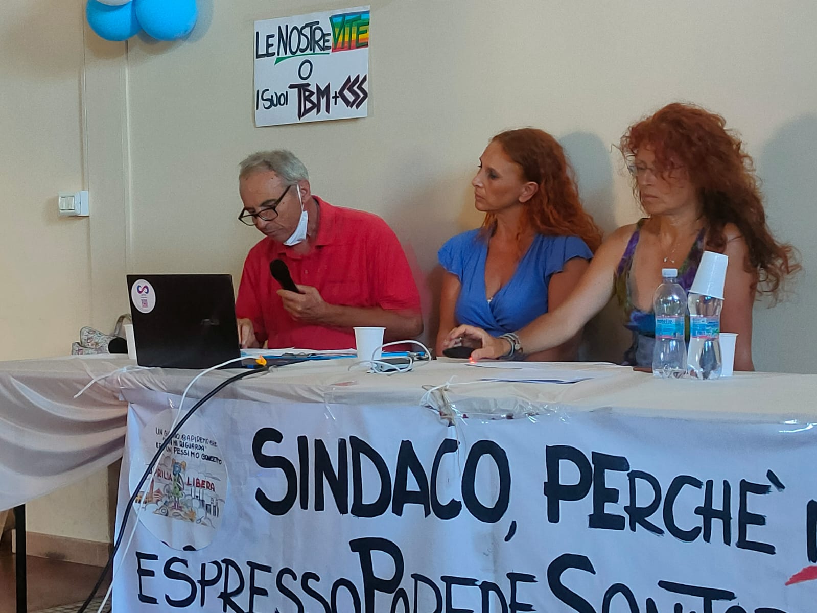 Da sinistra Gianni Battistuzzi, Carmen Porcelli e Rosalba Rizzuto