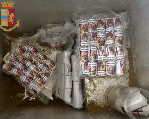 Un parte della droga sequestrata dalla Polizia di Velletri