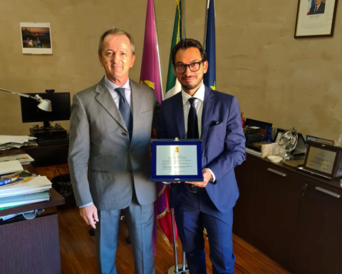 Il Questore Michele Spina e l'ex Vice Questore Giuseppe Pontecorvo
