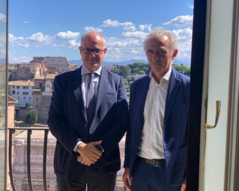 Roberto Gualtieri e Damiano Coletta