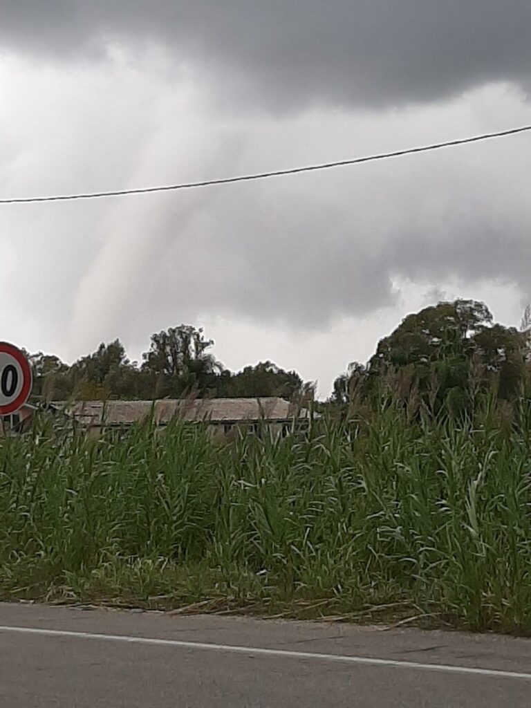 tromba d'aria a Sabaudia