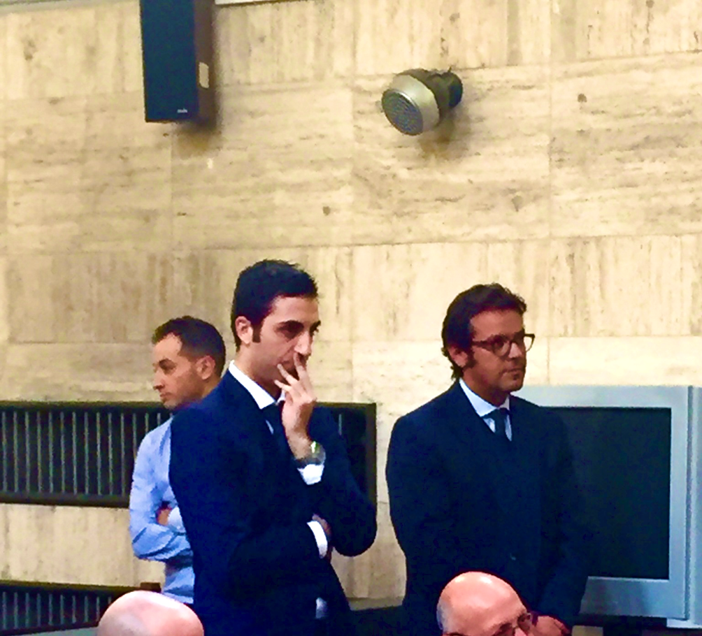 In foto gli Avvocati Giulio Mazzaglia e Daniele Marini