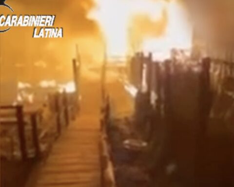 L'incendio dello stabilimento avvenuto a gennaio scorso