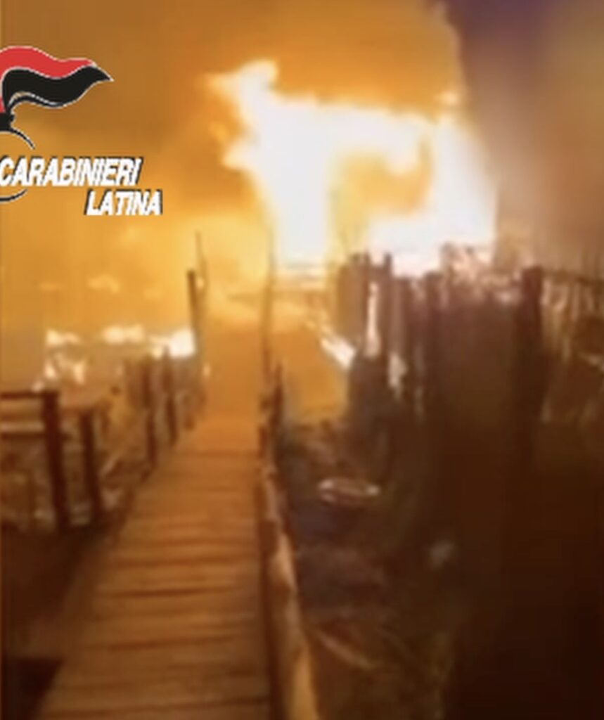 L'incendio dello stabilimento avvenuto a gennaio scorso