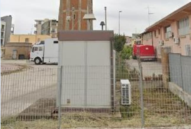 La centralina n. 23 di Arpa Lazio ad Aprilia
