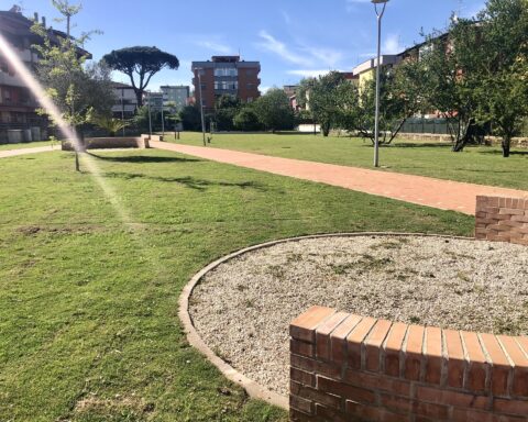 Area verde di Via Pergolesi ad Aprilia
