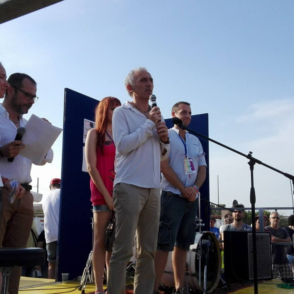 Damiano Coletta al Lazio Pride del 2016