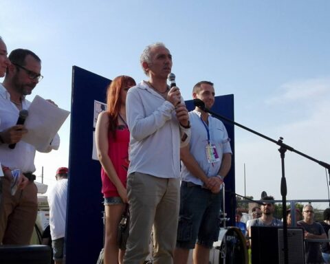 Damiano Coletta al Lazio Pride del 2016