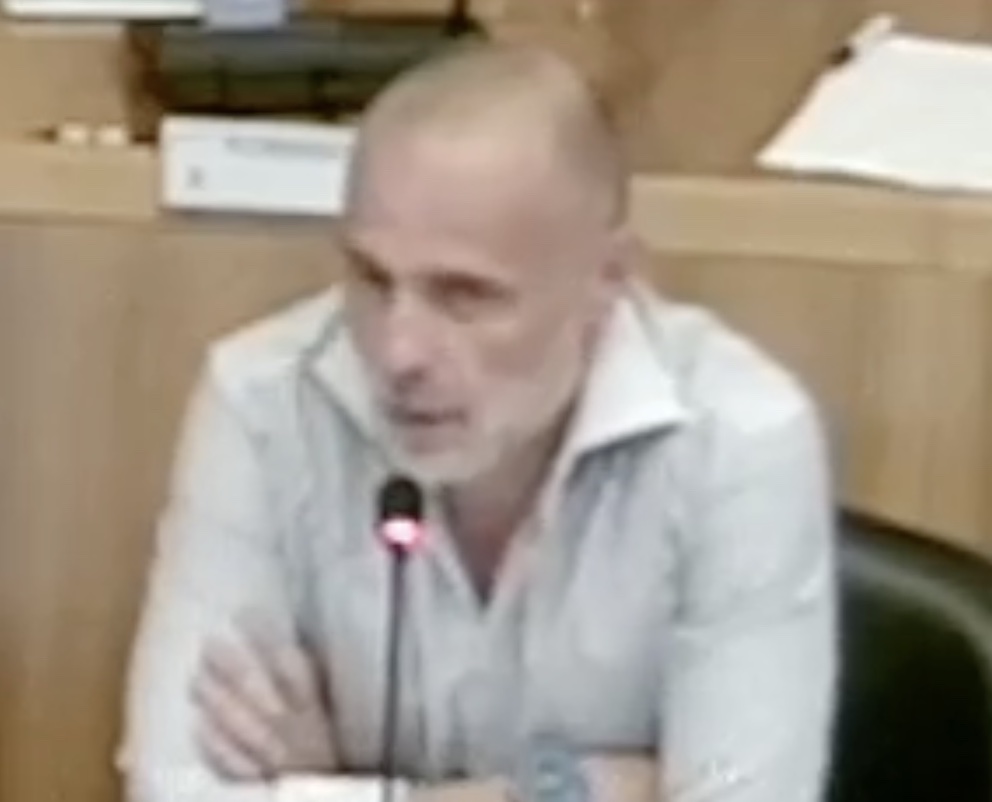 Il consigliere comunale di Forza Italia Giuseppe Coriddi