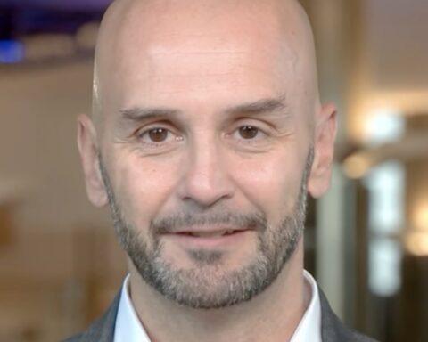 L'ex Sindaco di Terracina e attuale europarlamentare Nicola Procaccini (Fratelli d'Italia)