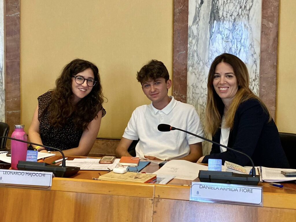 I consiglieri comunale del PD di Latina: Valeria Campagna, Leonardo Majocchi e Daniela Fiore