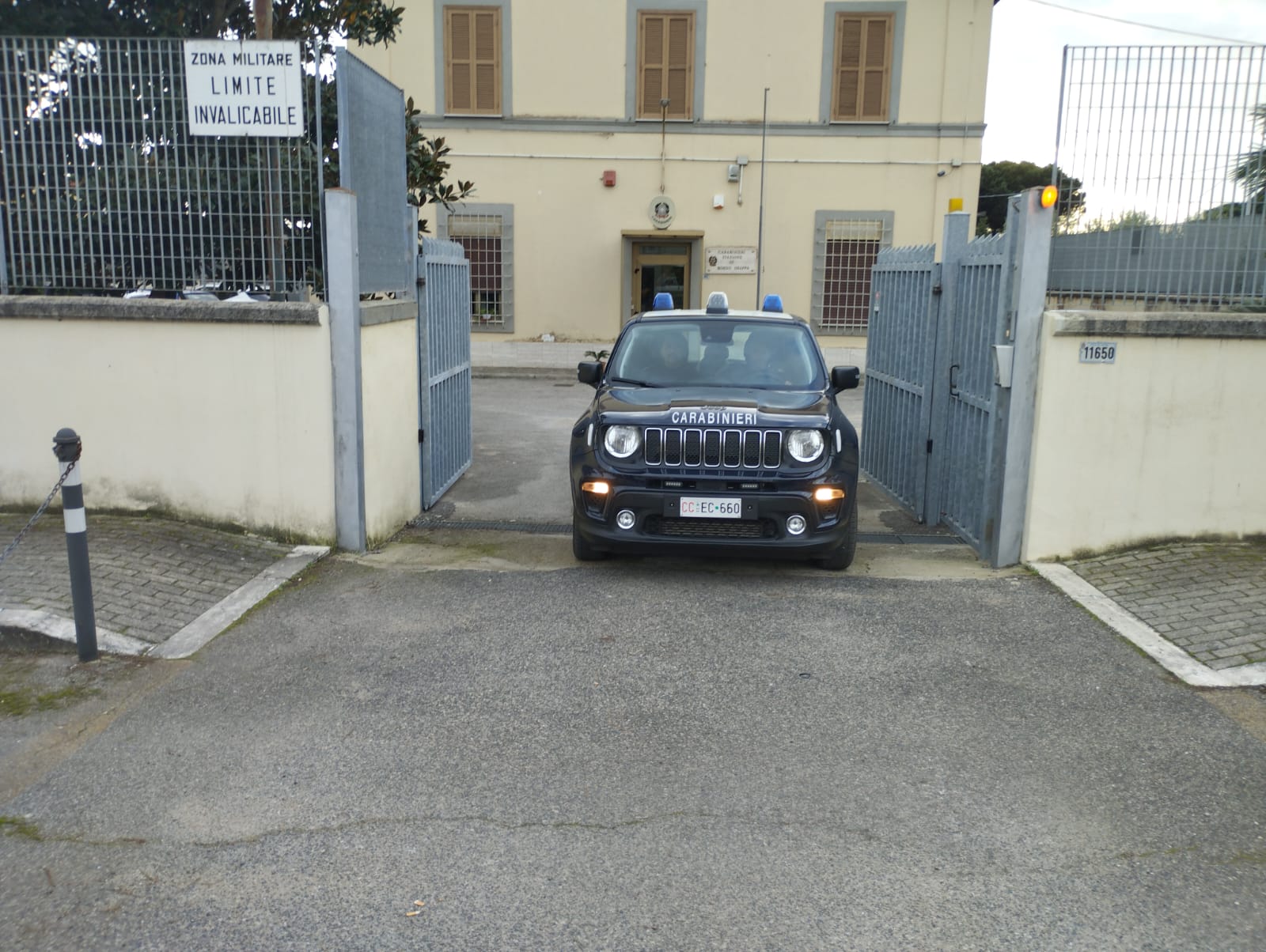 La Stazione Carabinieri di Borgo Grappa