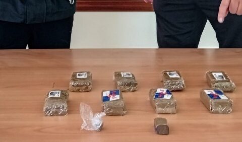 La droga sequestrata dai Carabinieri