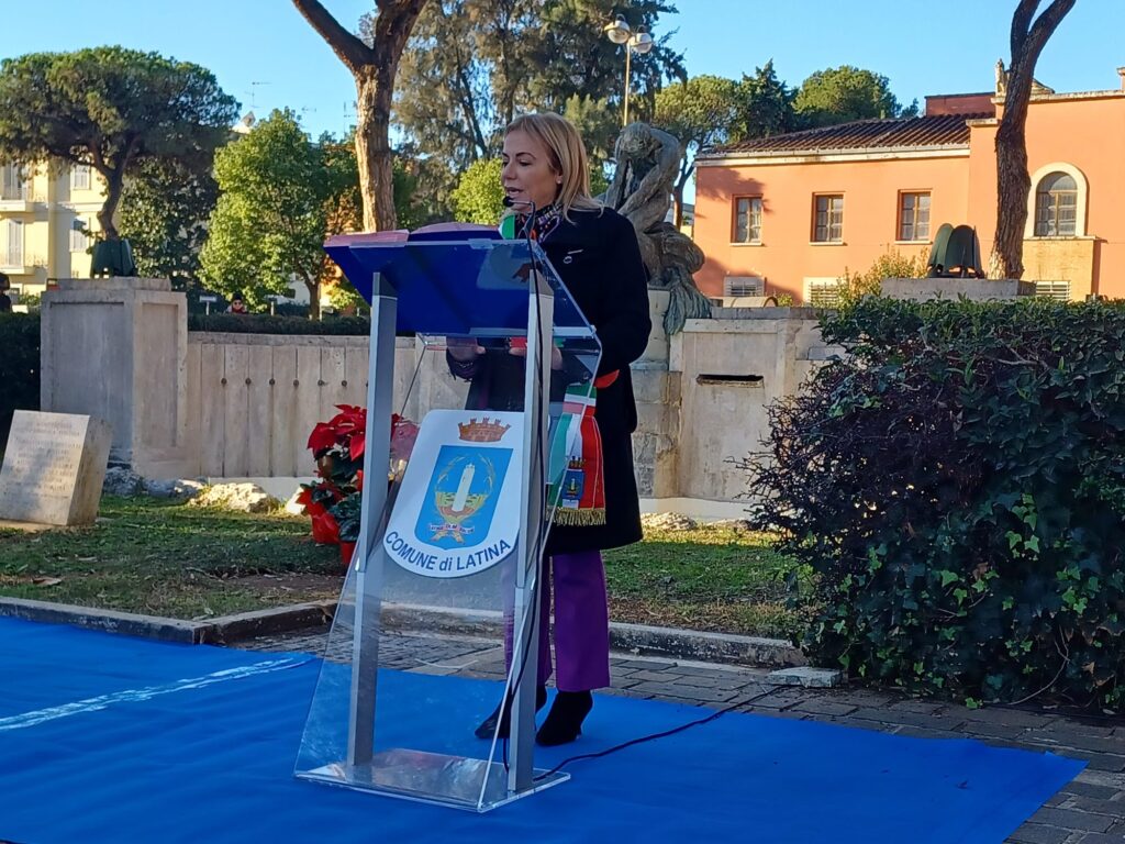 Il sindaco di Latina, Matilde Celentano