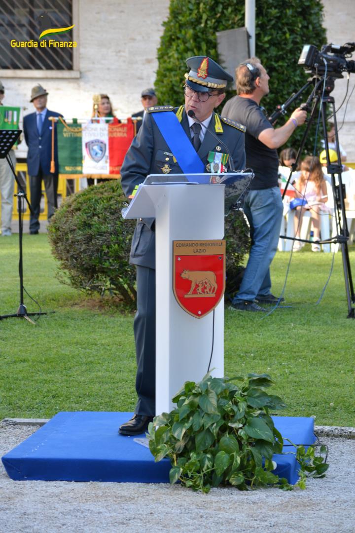 Il comandante provinciale della guardia di finanza di Latina, Giovanni Marchetti