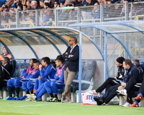 Pasquale Maietta quando era Presidente del Latina Calcio