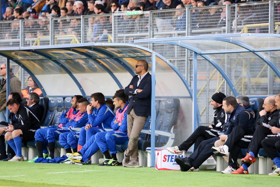 Pasquale Maietta quando era Presidente del Latina Calcio