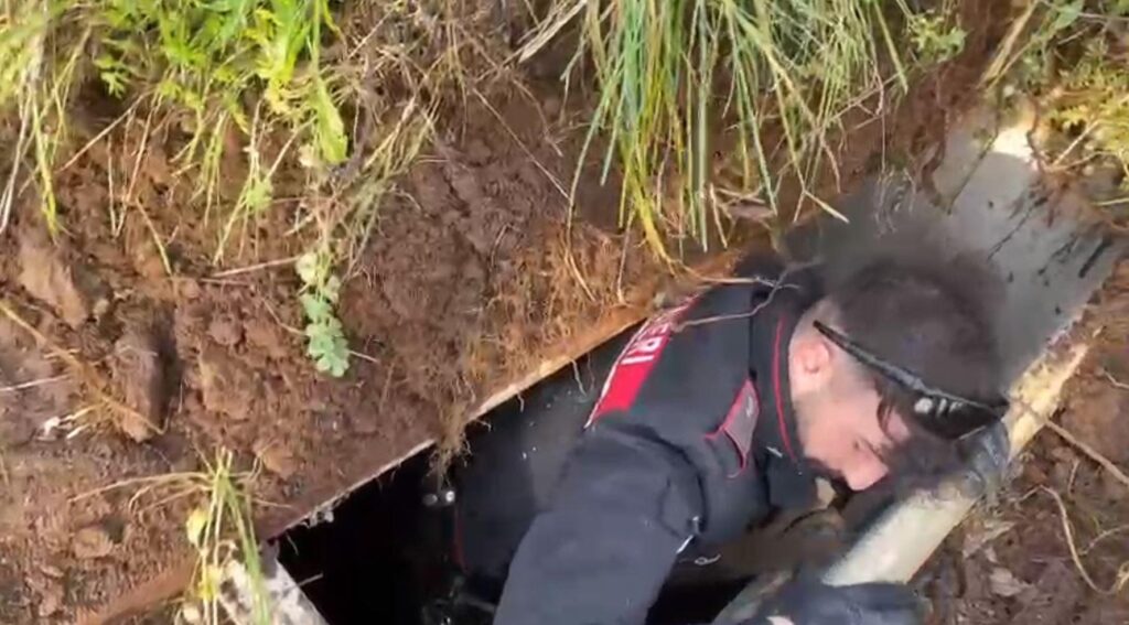 Il bunker trovato sotto la villa di Forniti